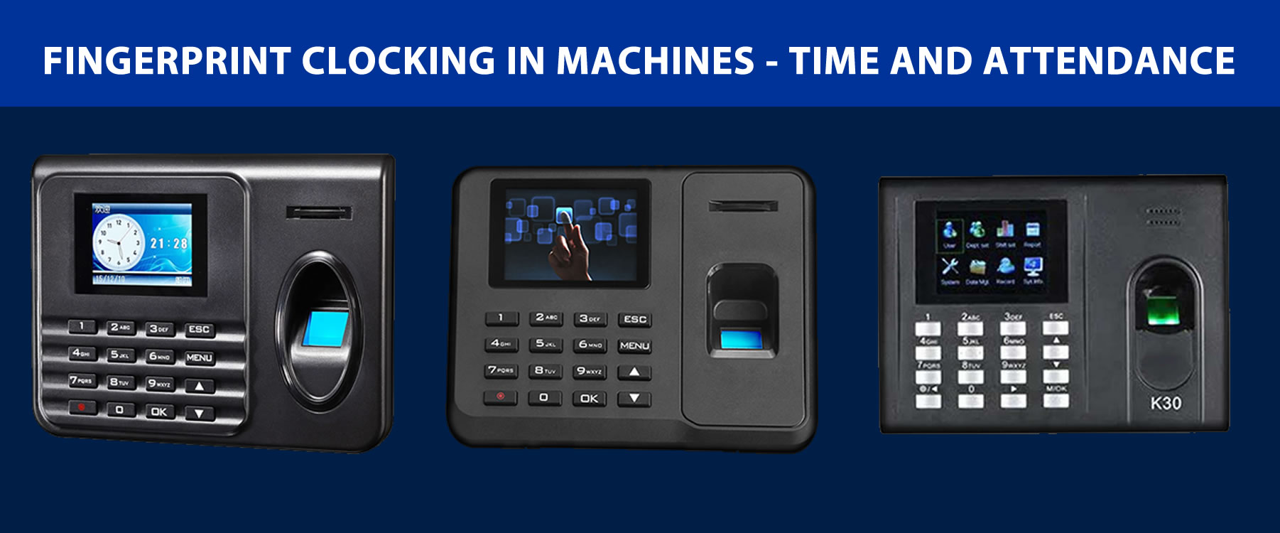 Fingerprint Clocking In Machines